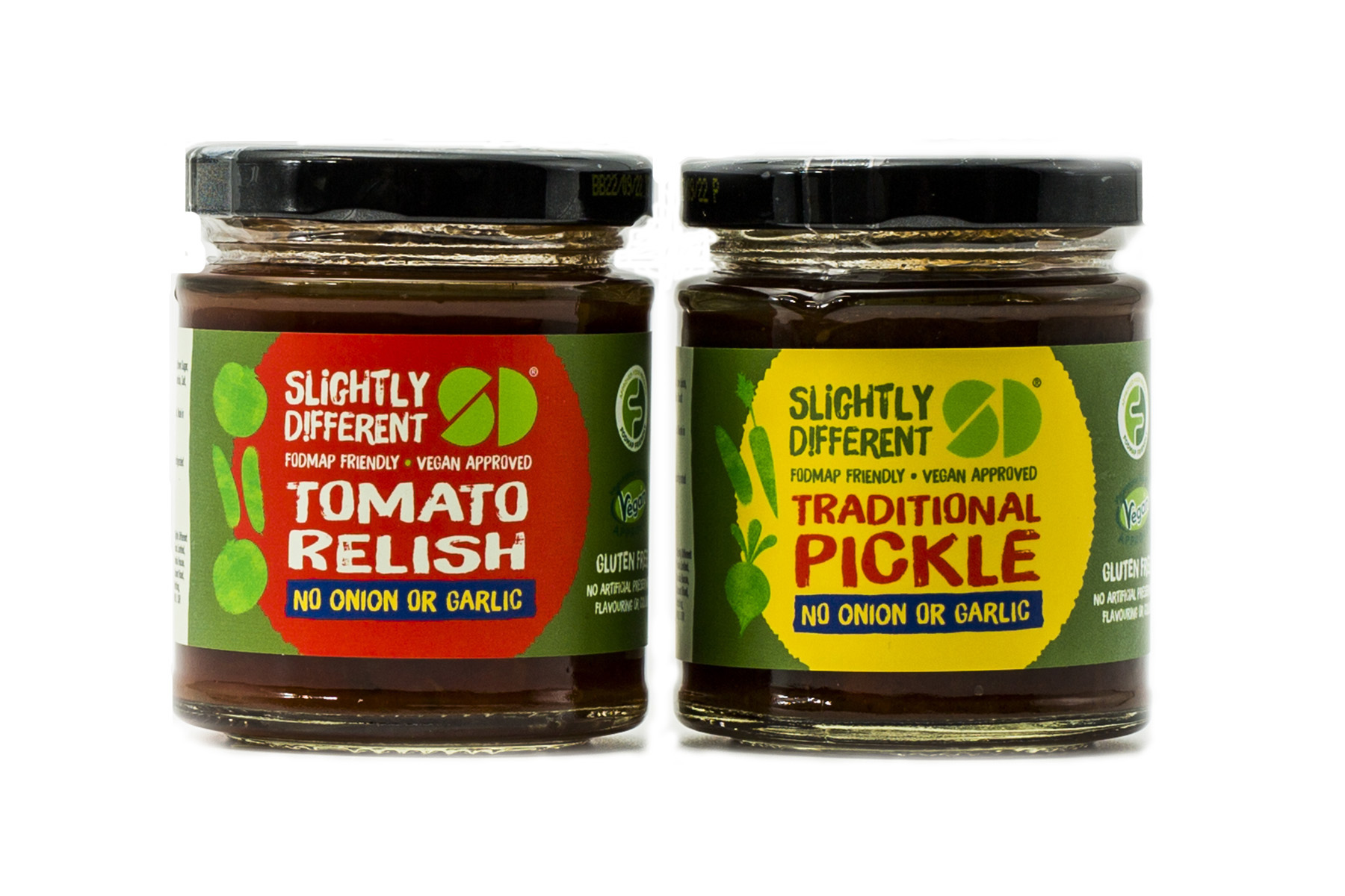 Slightly Different Foods Pickle Relish Range